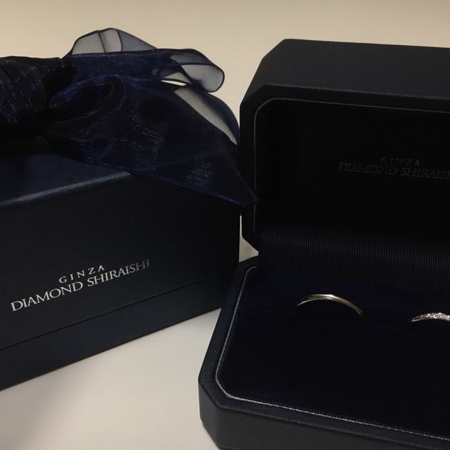【銀座ダイヤモンドシライシの口コミ】 これからずっと着けていく結婚指輪としての特別感が得られました。デザイ…