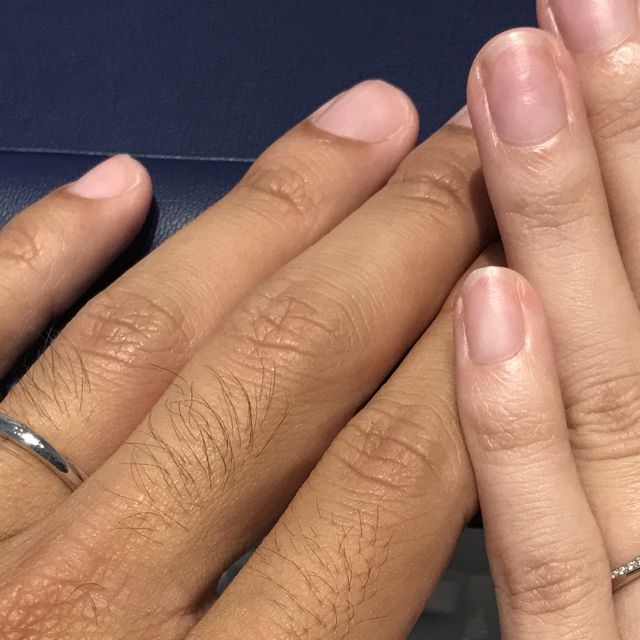 【銀座ダイヤモンドシライシの口コミ】 日本人の指にも合う細めの指輪が多かったのと、付け心地もよかった。デザ…