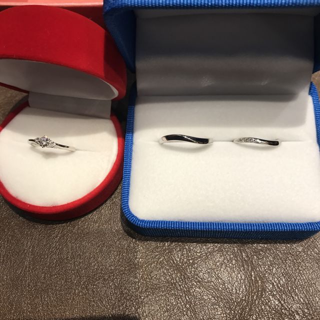 【GALA JEWELRY(ガラジュエリー)の口コミ】 婚約指輪は諦めていたのですが、ゼクシィで婚約指輪と結婚指輪の三点セッ…