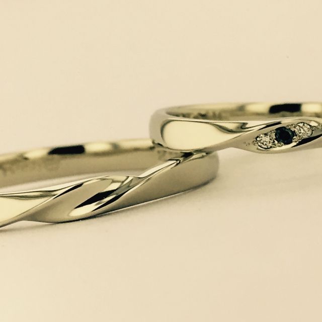 【JEWELRY  KAMATA(ジュエリーかまた)の口コミ】 気に入ったデザインや形が見つかったのでこの指輪に決めました。また、私…