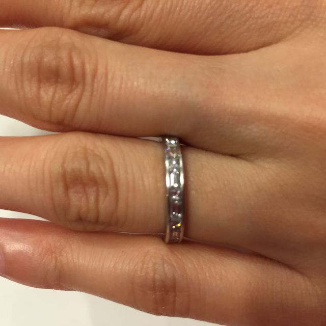 【ギンザタナカブライダル(GINZA TANAKA BRIDAL)の口コミ】 何十年もつけていられるように、シンプルで上品なデザインを希望していた…