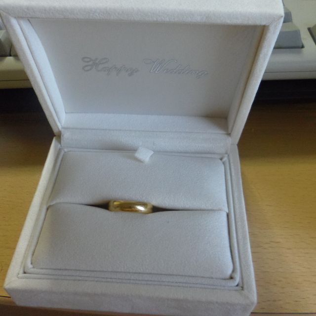 【CHARMY(チャーミー)の口コミ】 彼が選んでくれました。そごうに結婚指輪を買いに行って、一番ゴールドの…