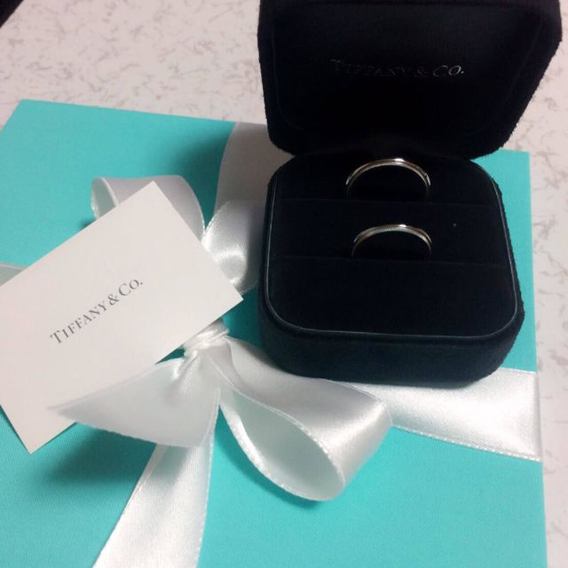 【ティファニー(Tiffany & Co.)の口コミ】 私は婚約指輪は購入せず、結婚指輪を少しいいものにしようということで、…
