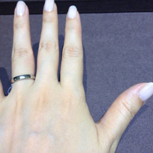 【ショーメ(CHAUMET)の口コミ】 プレーンなタイプのプラチナリングを当初は探していました。ショーメでは…