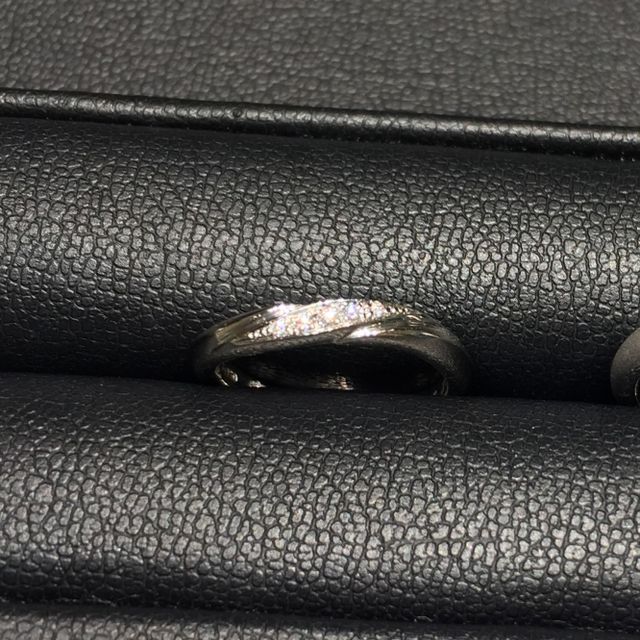 【エクセルコダイヤモンド(EXELCO DIAMOND)の口コミ】 婚約指輪をエクセルコさんで購入していたので、同じデザインで統一したい…