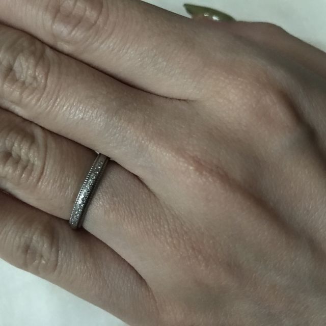 【4℃ BRIDAL(ヨンドシーブライダル)の口コミ】 特に、このブランドが良いとかが無く、迷った挙句、よく聞くブランドでし…