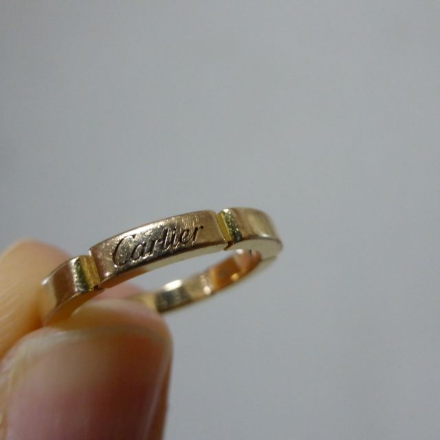 【カルティエ(Cartier)の口コミ】 歳を重ねて、銀色よりも金色の指輪が欲しくなったので、結婚１０年目の記…