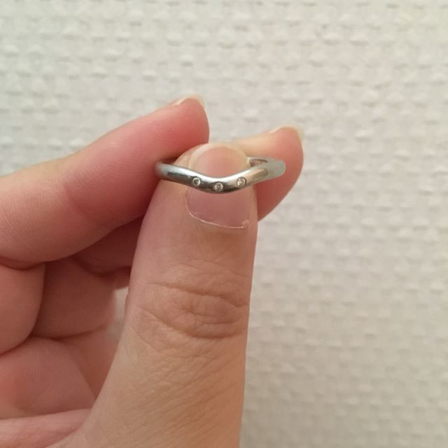 【ティファニー(Tiffany & Co.)の口コミ】 結婚指輪は日常的に付けていられるものを、と決めておりシンプルなものを…
