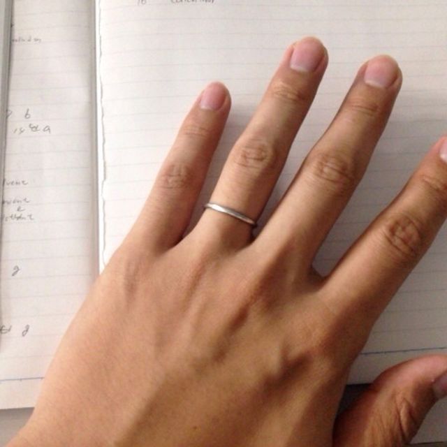 【ブルガリ(BVLGARI)の口コミ】 二人でおそろいのデザインにしたかったので、男性でも女性でも違和感のな…