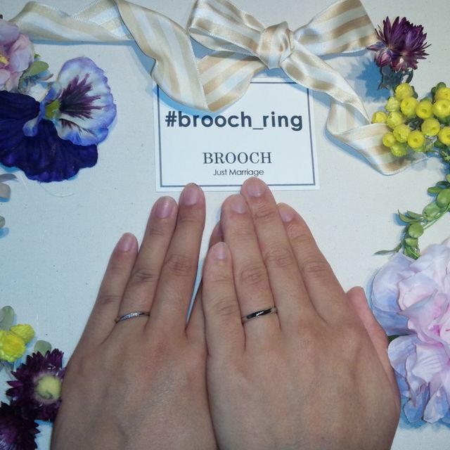 【infinitylove(インフィニティラヴ)の口コミ】 シンプルでお互いの指にしっくりきました！
他の指輪も試着しましたが、可…