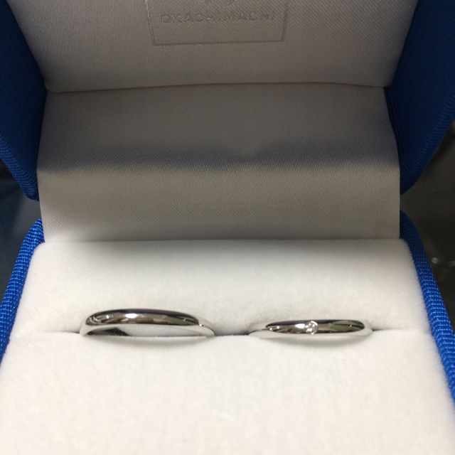 【GALA JEWELRY(ガラジュエリー)の口コミ】 デザインから品質や価格がトータルで気に入りました。ブルーダイヤと指輪…