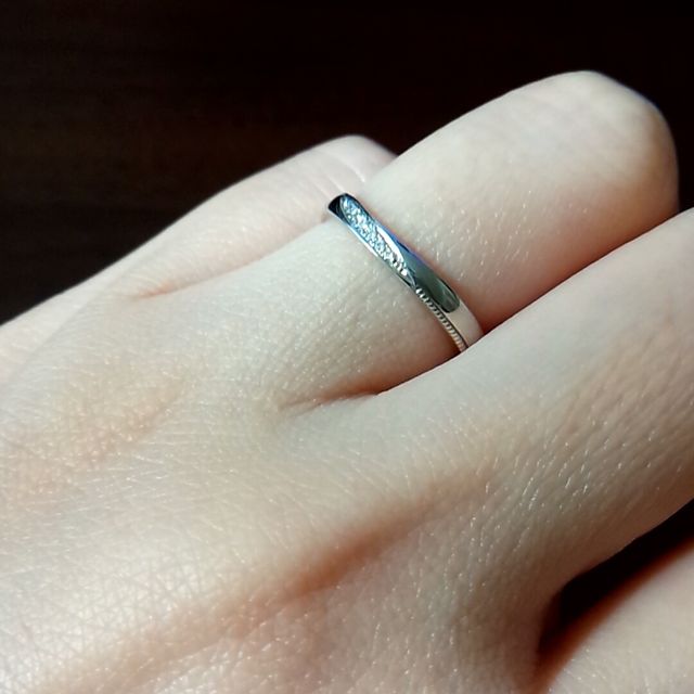 【JEWELRY  KAMATA(ジュエリーかまた)の口コミ】 エンゲージリングをこちらで購入したので、そのリングに重ねづけした時に…