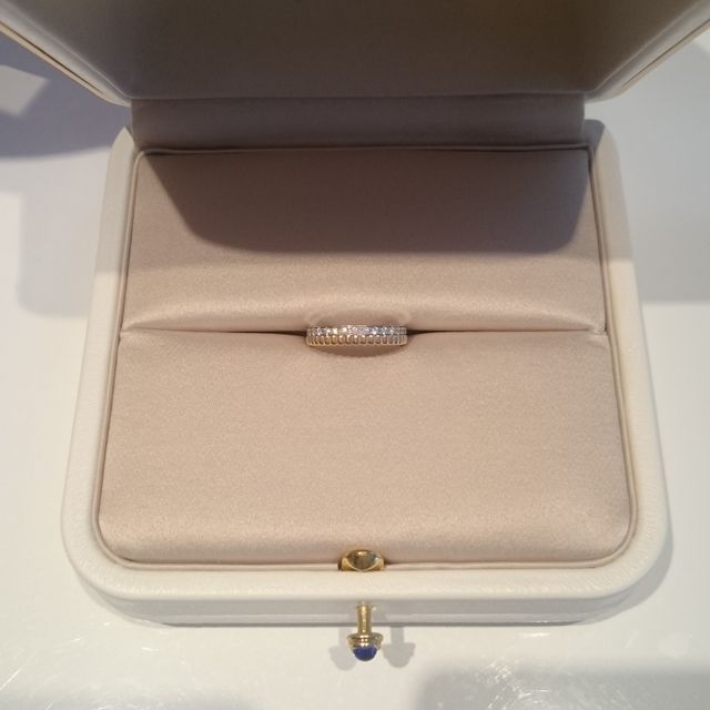 【ブシュロン(BOUCHERON)の口コミ】 当初、結婚指輪はプラチナベースのエタニティかハーフエタニティリング!!…