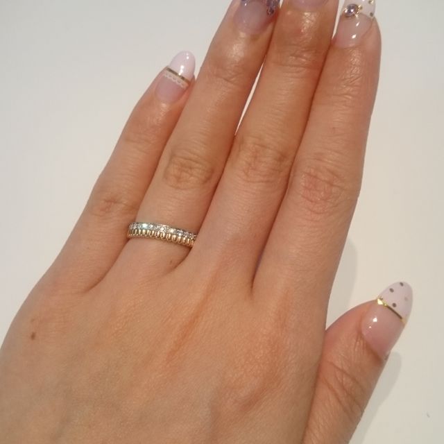 【ブシュロン(BOUCHERON)の口コミ】 当初、結婚指輪はプラチナベースのエタニティかハーフエタニティリング!!…