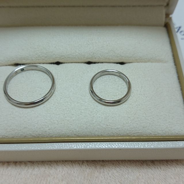 【ヴァンドーム青山(VENDOME AOYAMA)の口コミ】 購入を考え始めた時、プラチナでシンプルなものがいいねと主人と話し合っ…