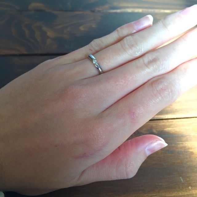 【Petit Marie(プチマリエ)の口コミ】 リングのストーリーやデザインが気に入ったことと、スタッフさんの丁寧で…