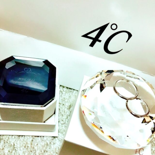 【4℃ BRIDAL(ヨンドシーブライダル)の口コミ】 将来子供ができた時、妊娠中は指がむくんだり、産後太ったりと心配してい…