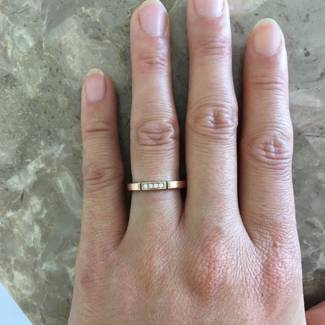 【カルティエ(Cartier)の口コミ】 夫が突然買って来てくれたので私は店頭では選べなかったのだけど結婚指輪…