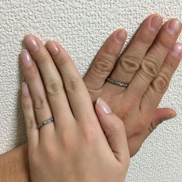 【Makana(マカナ)の口コミ】 元々結婚指輪はハワイアンジュエリーと決めていたので、試着を兼ねて来店…