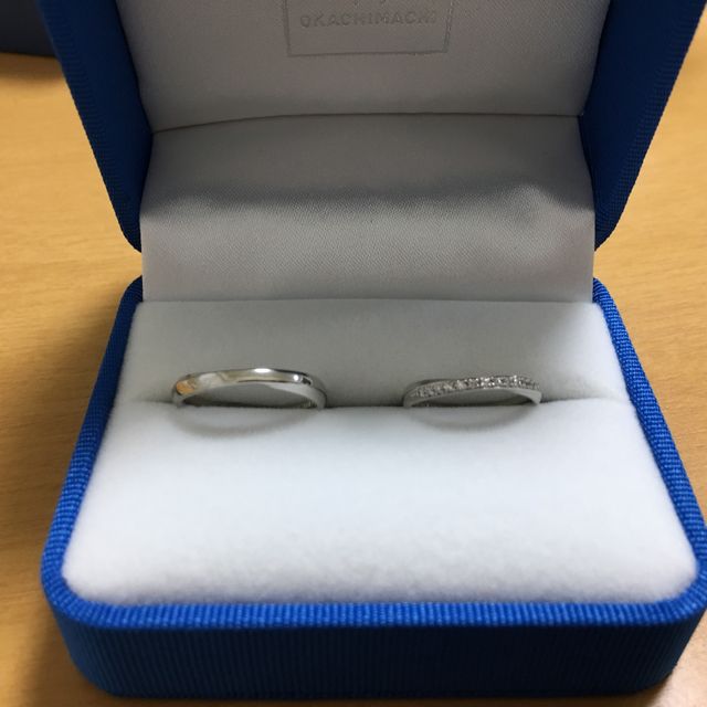 【GALA JEWELRY(ガラジュエリー)の口コミ】 デザインと安さを優先して指輪を探した。ダイヤが付いていてペアでこの価…