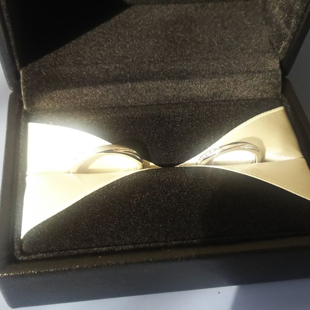 【エクセルコダイヤモンド(EXELCO DIAMOND)の口コミ】 小さい頃から大好きなリボンのモチーフだったので、これにしたい！と思っ…