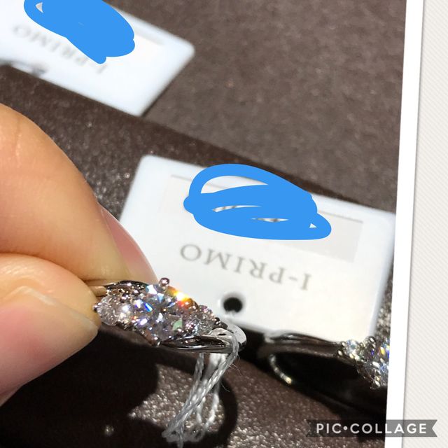 【アイプリモ(I-PRIMO)の口コミ】 横から見るとハートの窓があり、ダイヤの裏側が見えるものになっていると…