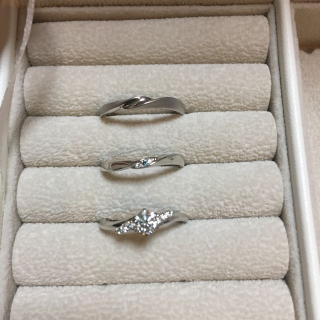 【JEWELRY  KAMATA(ジュエリーかまた)の口コミ】 オーダーメイドで自分たちだけの指輪を作ることができて、保証もしっかり…