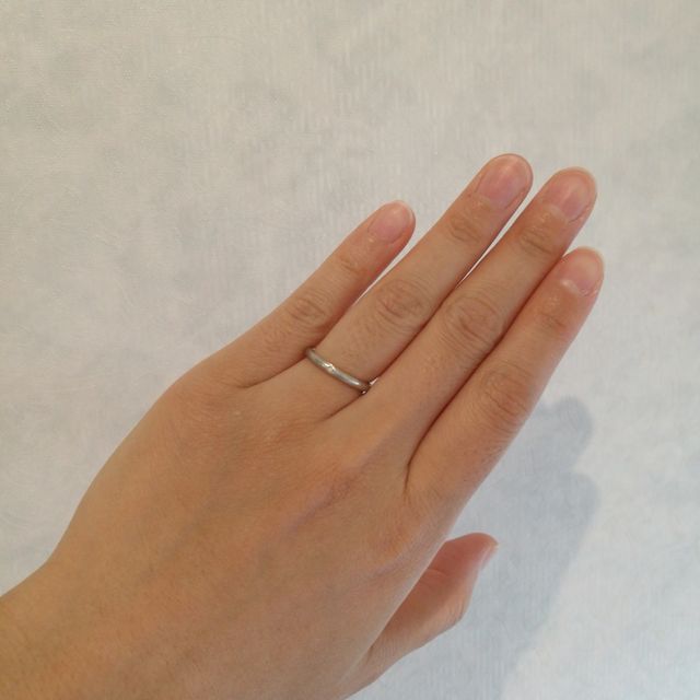 【NINA RICCI(ニナリッチ)の口コミ】 夫が結婚指輪はNINA RICCIがいい！と決めていて、実際店舗に見に行ったら…