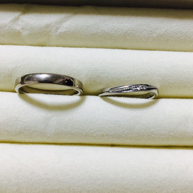 【手作り指輪工房 G.festa(ジーフェスタ)の口コミ】 やっぱり自分で好きな形にアレンジできるところに惹かれました！お互い時…