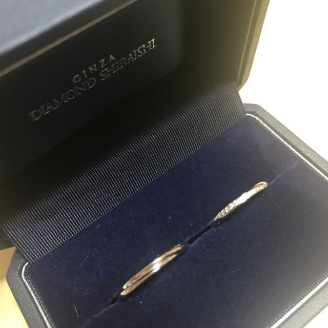 【銀座ダイヤモンドシライシの口コミ】 抜群に接客が良かったです。究極のシンプル、究極の品質、究極の着け心地…