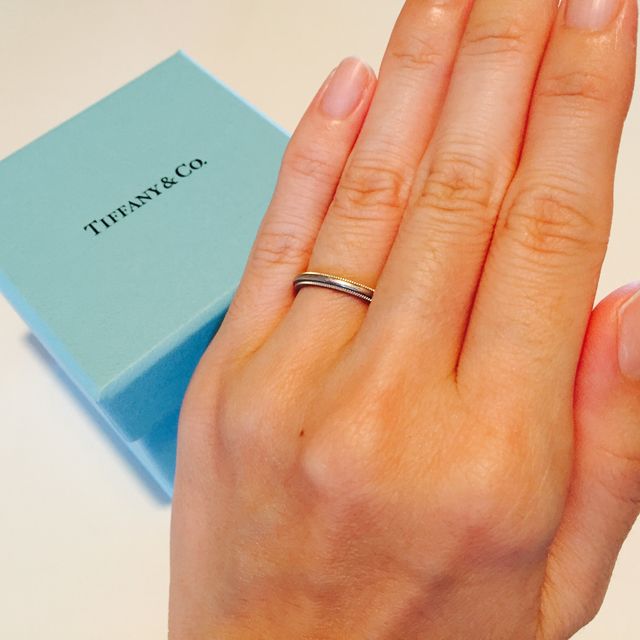 【ティファニー(Tiffany & Co.)の口コミ】 結婚指輪は毎日つけるものなので、選ぶポイントとして付け心地とシンプル…