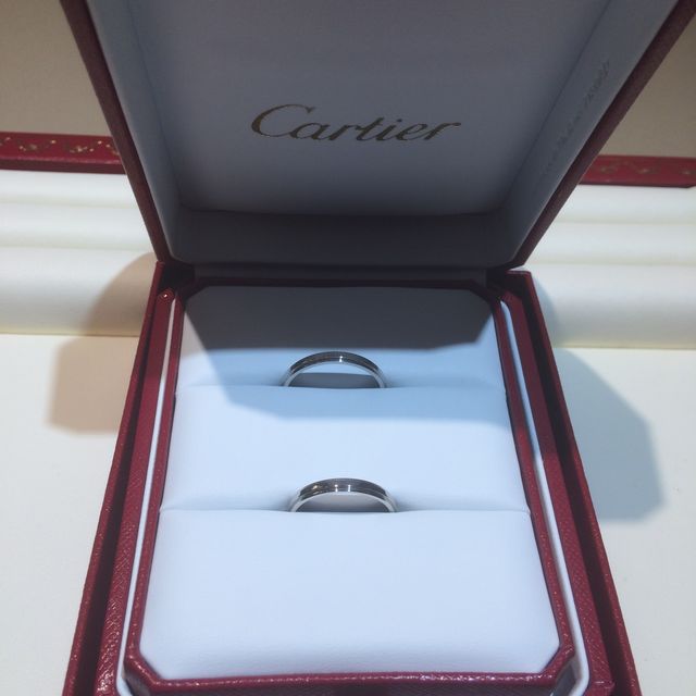 【カルティエ(Cartier)の口コミ】 普段ハイブランドのものを身に着けていないので、結婚指輪くらいは友達に…