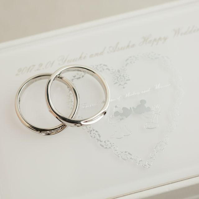 【THE KISS(ザ・キッス)の口コミ】 ディズニーが好きで結婚指輪もキャラクターがついているやつがいいなと思…