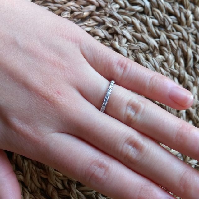 【ティファニー(Tiffany & Co.)の口コミ】 ティファニーのエンゲージリングを彼から頂いたので、マリッジリングもテ…