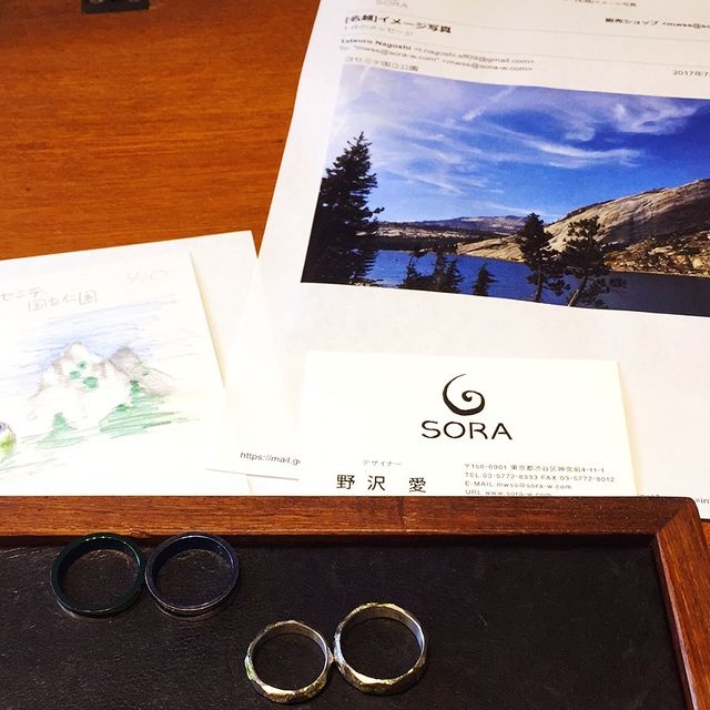 【SORA(ソラ)の口コミ】 ジルコニウムの指輪を探していた中で、「苔」というデザインが面白い！と…