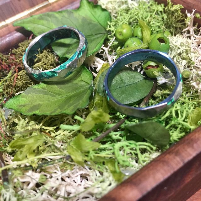 【SORA(ソラ)の口コミ】 ジルコニウムの指輪を探していた中で、「苔」というデザインが面白い！と…