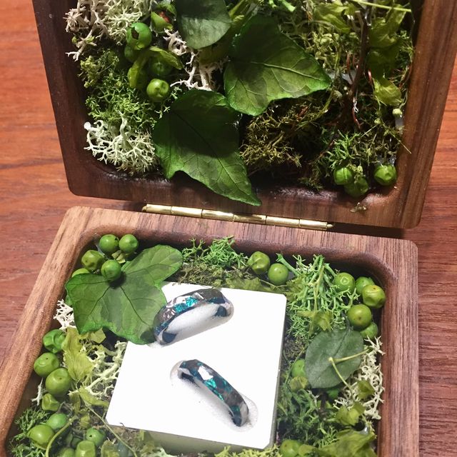 【SORA(ソラ)の口コミ】 ジルコニウムの指輪を探していた中で、「苔」というデザインが面白い！と…