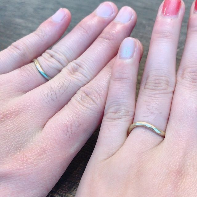 【mina.jewelry(ミナジュエリー)の口コミ】 ただ売っている物を買ってもよかったのですが、オーダーメイドで自分達の…