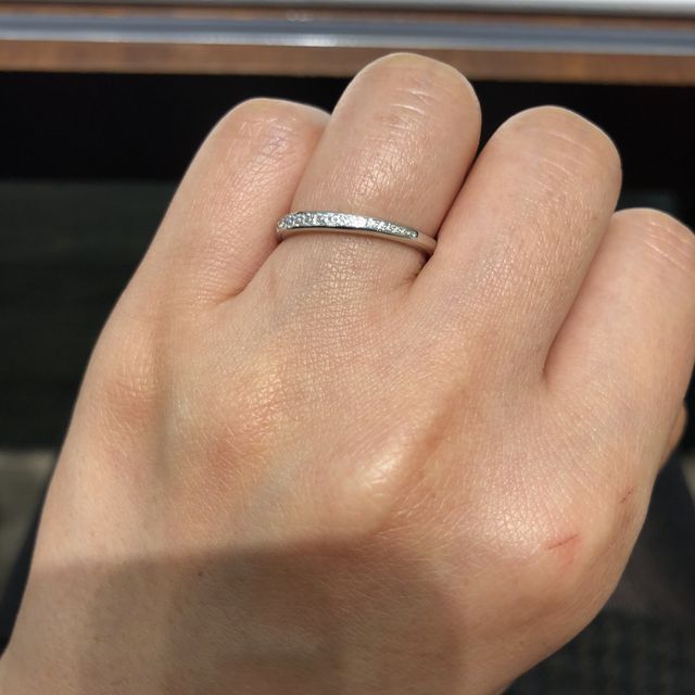 【エクセルコダイヤモンド(EXELCO DIAMOND)の口コミ】 12月の頭にはじめて来店して、婚約指輪を見させていただき、デザインも可…