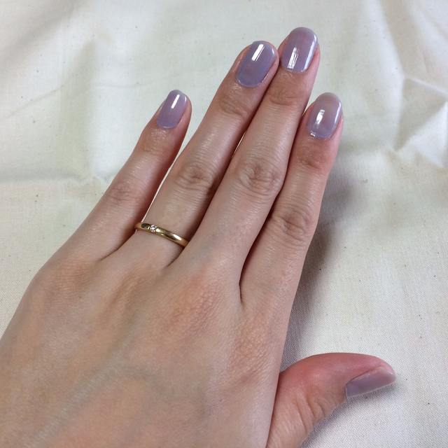 【Galopine & Galopin(ガロピーネガロパン)の口コミ】 自分の両親の指輪がゴールドだったのでずっと憧れておりゴールドの指輪を…