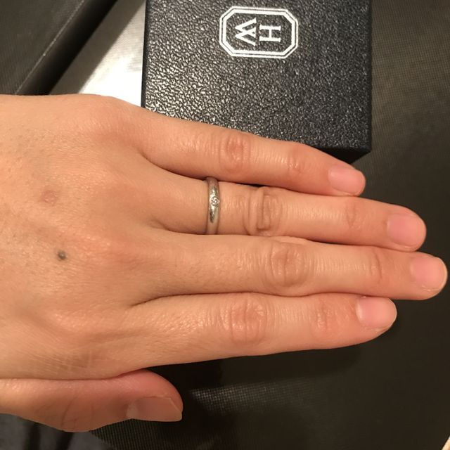 【ハリー・ウィンストン(Harry Winston)の口コミ】 婚約指輪を買わなかったため、少し個性のあるものを選びたかった。ダイヤ…
