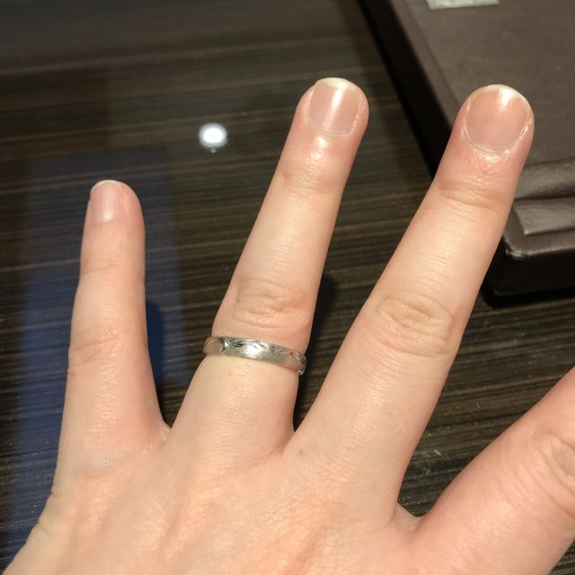 【JEWELRY  KAMATA(ジュエリーかまた)の口コミ】 一からデザインを決められる点が、何より嬉しかったです。イニシャルをデ…