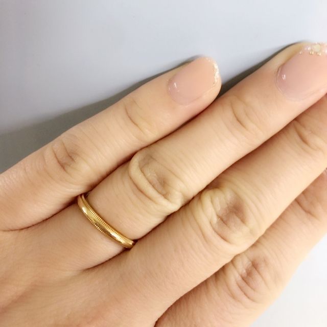 【ティファニー(Tiffany & Co.)の口コミ】 婚約指輪がティファニーだったので結婚指輪も同じブランドが良いと思って…