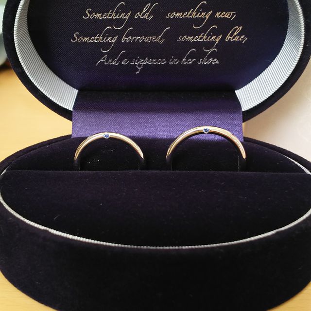 【Something Blue(サムシングブルー)の口コミ】 ブルーが好きだったので、サムシングブルーの由来とデザインが気に入って…