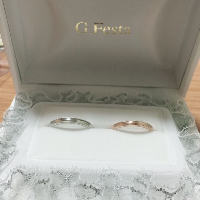 【手作り指輪工房 G.festa(ジーフェスタ)の口コミ】 特にブランドにこだわりは無かったのでせっかくなら手作り出来るところを…
