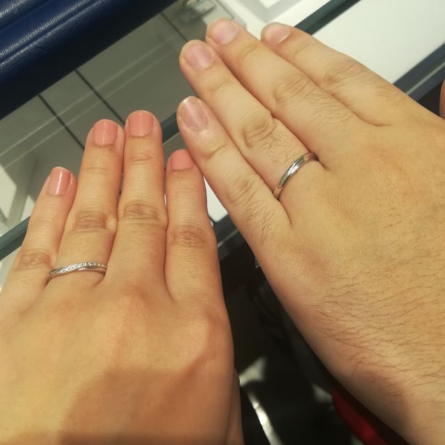 【銀座ダイヤモンドシライシの口コミ】 キラキラし過すぎず、でもさりげなくダイアモンドが入ってるところ！上品…