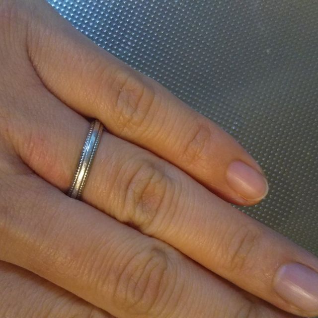 【STAR JEWELRY(スタージュエリー)の口コミ】 指輪を選んでいた時期に妊娠をしていたので、サイズが調整しやすいデザイ…