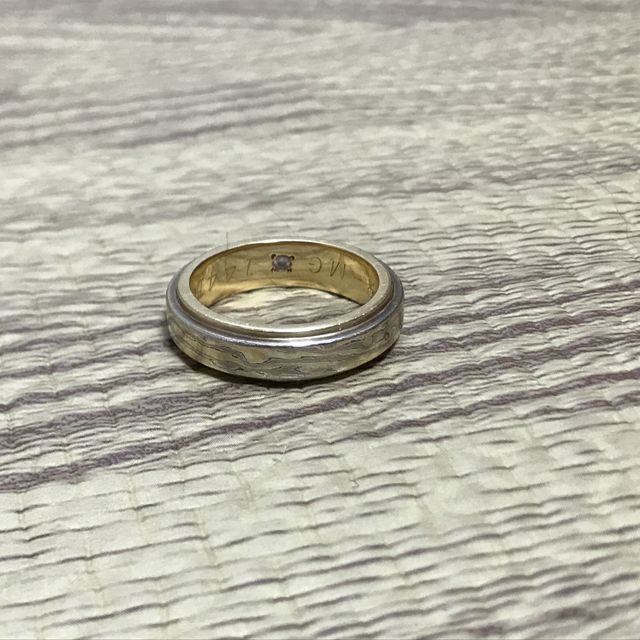 【杢目金屋(もくめがねや)の口コミ】 主人が「他の誰とも被らない、少し個性的なデザインの物が欲しい」と良く…