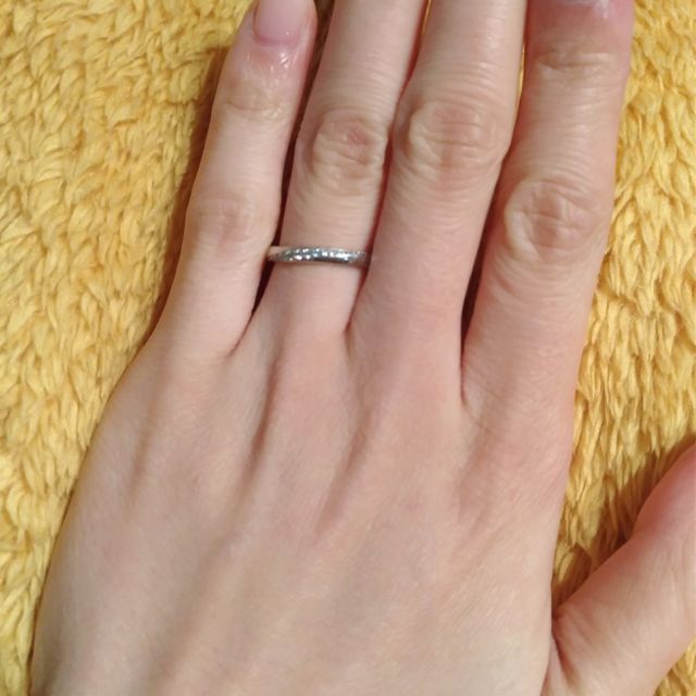 【ウィスプ(WISP)の口コミ】 仕事場でもつけていたいなと思ったのとサイズ直ししやすいようにハーフエ…