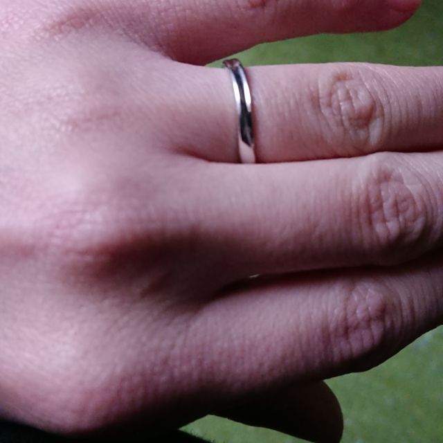 【宝寿堂(ほうじゅどう)の口コミ】 色々なタイプの指輪を試着して、それぞれに対してアドバイスをしていただ…